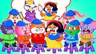 Canción🍎de Blancanieves y los Siete Enanitos 2😻🐨🦁 y canciones infantiles de Lucky Zee Zeee [upl. by Yekram575]