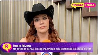 Rosie Rivera responde a Chiquis y le pide que le hable de frente y le de la cara 😱 [upl. by Maurita395]