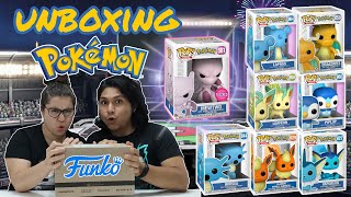 🧐¿Valen la pena🤯 NUEVOS Funko Pop Pokemon MewTwo Flocked  Funko Pop Dragonite  Funko Leafeon [upl. by Auqined840]