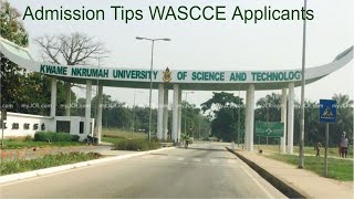 Admission Tips KNUST WASSCE Applicants 2020  Kwame Nkrumah University of Science amp Technology [upl. by Crespo]