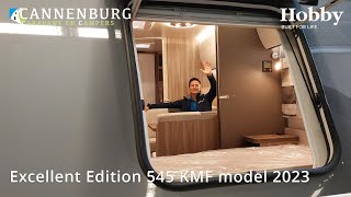 Caravan review Hobby Excellent Edition 545 KMF model 2023 [upl. by Nnaer]