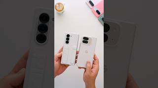 Google Pixel 9 Pro Fold Case Unboxing vs Galaxy Z Fold 6 Silcone Case [upl. by Whiteley112]