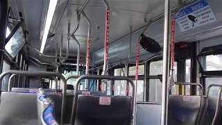 Inside FAX Bus 1614 Gillig BRT [upl. by Ahsatniuq]