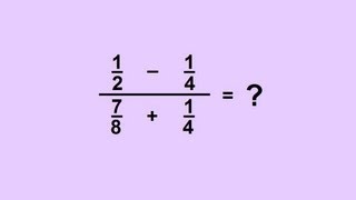 Algebra  Complex Fractions 1 of 6 [upl. by Mitzie912]