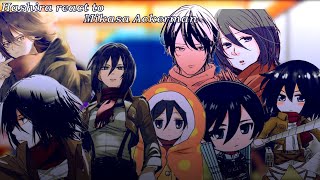 Hashira react to Mikasa Ackerman  11 [upl. by Eitsirhc]