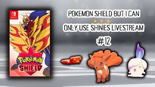 Motostoke Gym FULL ODDS shiny hunting  Pokemon Shield but I can only use SHINIES stream 12 [upl. by Adnert]