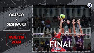 Osasco x SESI Bauru  FINAL Jogo 1  Melhores Momentos  Paulista de Vôlei Feminino 2024 [upl. by Garzon]