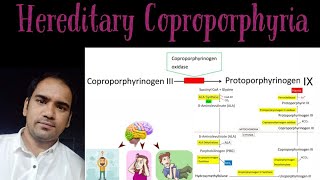 Hereditary Coproporphyria  Enzyme deficiency and Features [upl. by Vasileior]