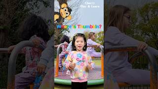 Where Is Thumbkin  Fun Nursery Rhymes amp Kids Songs kidssong shorts [upl. by Norrehc]