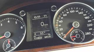 Passat CC 20TSI Acceleration 0200kmh [upl. by Ahseekal]