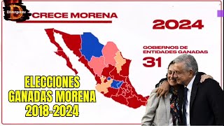 Checa este VIDEO⭐ EleccionesGanadas Morena 20182024😎 Guárdalo AMLO Sheinbaum [upl. by Feune36]