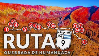 15 Wonders📍Quebrada de Humahuaca Argentina 🇦🇷  4K Drone [upl. by Chirlin]