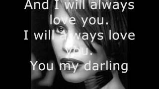 Whitney Houston  I Will Always Love You  Lyrics [upl. by Huoh]