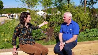 Discover Hilliers feature garden A Woodland Escape from BBC Gardeners World Spring Fair 2024 [upl. by Atokad]