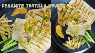 Dynamite Tortilla Wraps  Dynamite Chicken Wraps  Recipe by Chatpata Kitchen with Kiran [upl. by Dwinnell237]