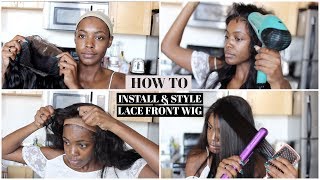 How To Install Lace Front Wigs For Beginners  Detailed Stepbystep Tips amp Demo [upl. by Arnuad344]