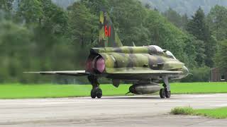 Zigermeet 2019 Viggen Takeoff after the show [upl. by Dowzall]