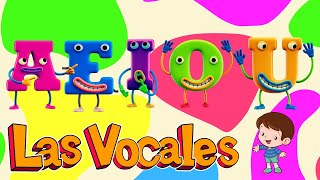 👧👦quot¡Aprende las Vocales en Español e Inglés 🌟 A E I O U 🎉quot [upl. by Nadoj]