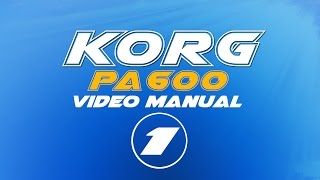 Korg Pa600 User Manual на български 17 [upl. by Carrew]