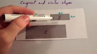 Congruent Similar Shapes  Corbettmaths [upl. by Nwahsat]