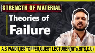 Strength Of Material Basics  Theories of Failure  GATEIESIRMSSSCUPPSC Online Classes [upl. by Solon]