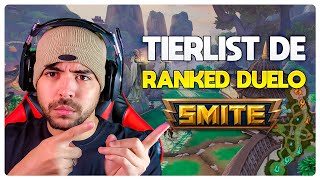 QUAIS OS MELHORES DEUSES PARA SE JOGAR NO DUELO SMITE TIERLIST [upl. by Shuma]