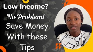 4 Money Saving Tips  How to Save Money on a Low Income [upl. by Afatsuom982]