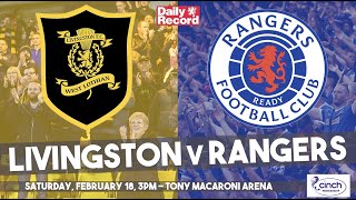 Livingston v Rangers TV and live stream details plus team news ahead of Scottish Premiership match [upl. by Alberta]