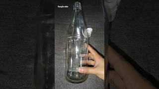 Beautiful Bottle paintingFlowers vaseviral ytshorts diy craft tending flowervase [upl. by Dayir429]