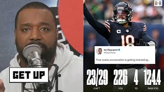 GET UP  quotCaleb Williams is back in the ROTY racequot  Chris Canty reacts to Bears beat Jaguars 3516 [upl. by Edeline]