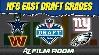 2024 NFL Draft Grades  NFC East [upl. by Kenaz]