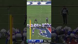 Bills 61 Yard field Goal NFL Commenter Regrets This Call [upl. by Juan]