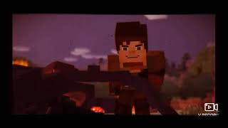 the prowlers theme with Minecraft story mode SPOILERS the withers awaking [upl. by Diantha]