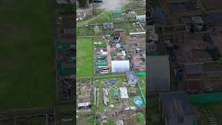 How Amazing Do Allotments Look From Above 🌱✨ allotment garden drone [upl. by Kathi]