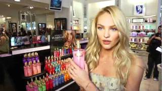 Candice Swanepoel Launches VS Fantasies in Los Angeles  Con Estilo [upl. by Iaw]