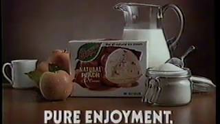 1985 Bryers Ice Cream quotThe Peach Testquot TV Commerical [upl. by Bergin]