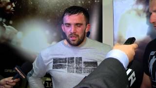 UFC 165 Daniel Omielanczuk PostFight Scrum [upl. by Normak]