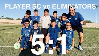 PLAYERS SC vc ELIMINATORS 51 1052024 soccer sports messi [upl. by Celio]