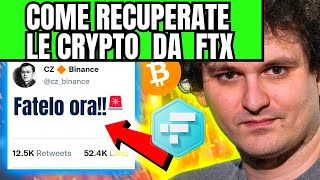 SVOLTA FTX Ecco come recuperare le tue Crypto GUIDA COMPLETA STEP BY STEP [upl. by Flavian]