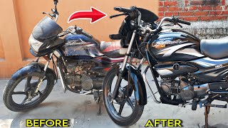 Super Splendor Complete Restoration  Modified Splendor Super  Qamar Bike Restoration  QBR [upl. by Eikcuhc314]