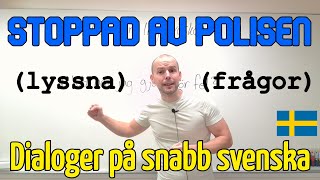 Dialoger på snabb svenska lyssna frågor SFI [upl. by Saidee330]