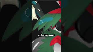 Lets Recolor Shiny Hisuian Decidueye  Viewer Suggestions 3 shorts pokemon shinypokemon [upl. by Tnairb]