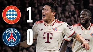 Minjae Kim with debut goal to win at home  FC Bayern  PSG 10  Highlights Champions League [upl. by Ybbil138]