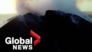 La Palma volcano New record set for longestever volcanic eruption in the islands history [upl. by Enomrej]