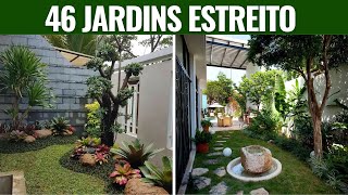 46 IDEIAS DE JARDINS ESTREITOS EM ESPAÇOS PEQUENOS VOCÊ PRECISA VER [upl. by Dorothy643]