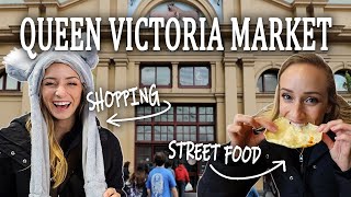 Queen Victoria Market FOOD TOUR Our first visit to Melbourne Australia [upl. by Rosenblum210]