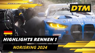 Plötzlich Regen auf dem Stadtkurs  DTM 2024 Highlights  Norisring [upl. by Linden255]