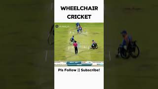 𝐖𝐡𝐞𝐞𝐥𝐜𝐡𝐚𝐢𝐫 𝐂𝐫𝐢𝐜𝐤𝐞𝐭 144500 ♿️ 🏏  wheelchaircricket cricketfan bigsix [upl. by Artemas]