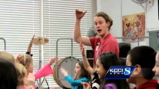 Music teacher brings excitement to classroom [upl. by Yennek136]