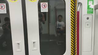 1862024 Hong kong mtr tung chung line ride through Kowloon  Hong kong [upl. by Nnylassej348]